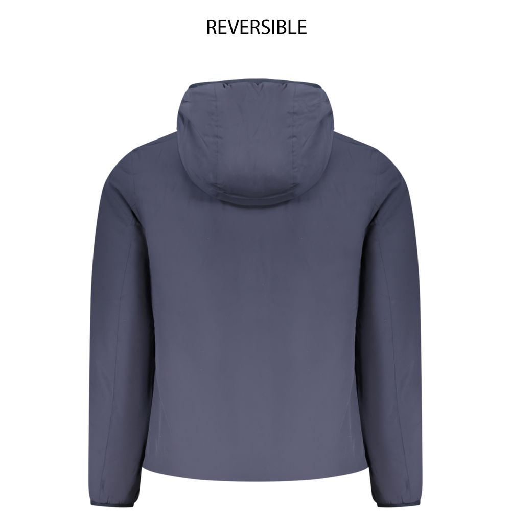 Blue Nylon Men's Jacket