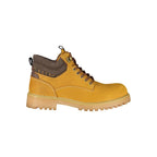 Yellow Leather Mens Sneaker