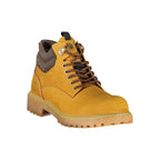 Yellow Leather Mens Sneaker