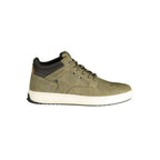 Verde Polyester Mens Sneaker