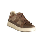 Brown Polyester Mens Sneaker
