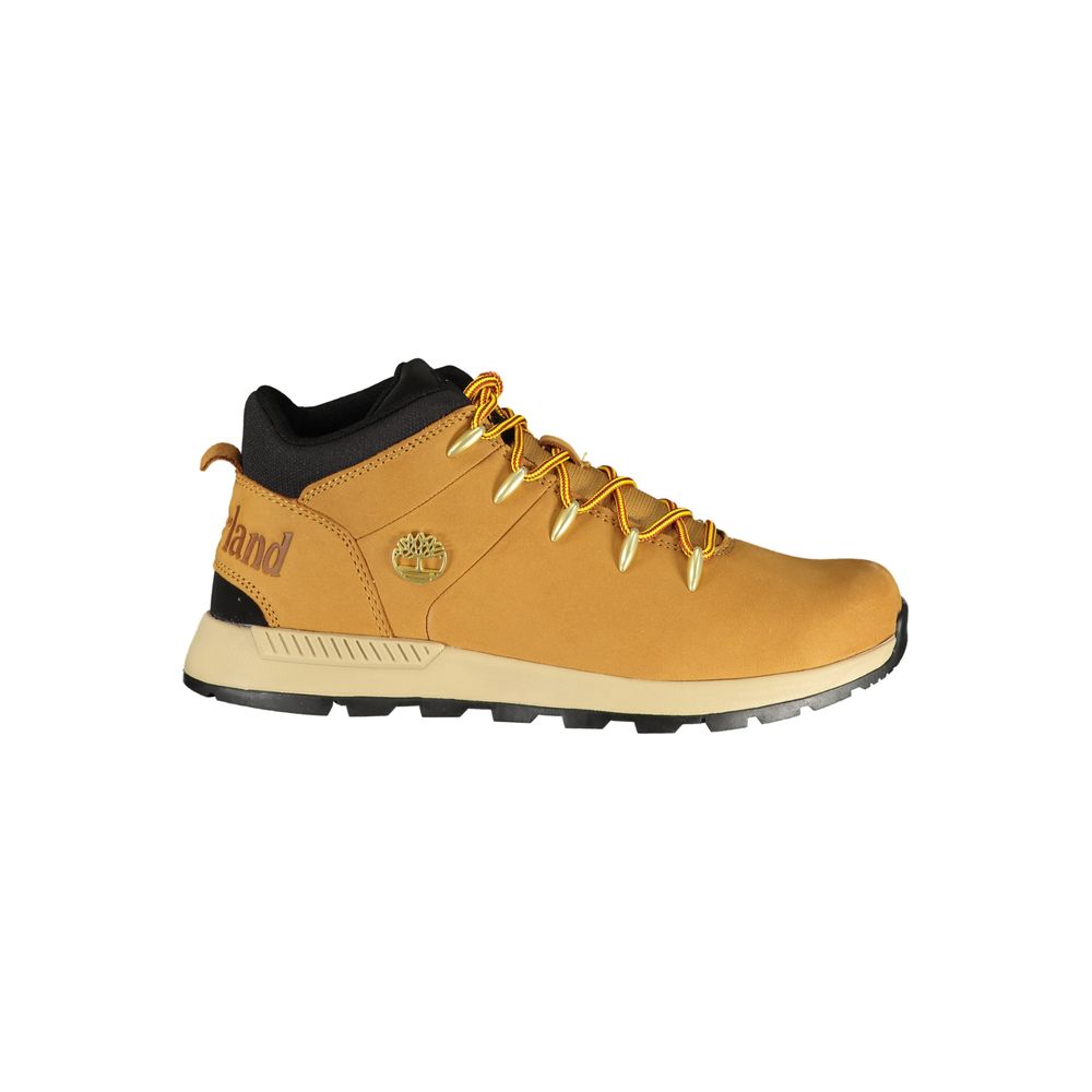 Yellow Leather Women's Sneaker