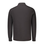 Black Cotton Men's Sweater