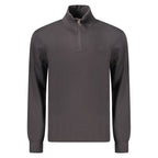 Black Cotton Men's Sweater