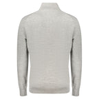 Gray Cotton Men's Sweater