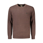 Brown Cotton Men's Sweater