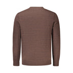Brown Cotton Men's Sweater