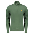 Green Cotton Men's Sweater