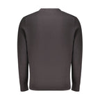 Black Cotton Men's Sweater