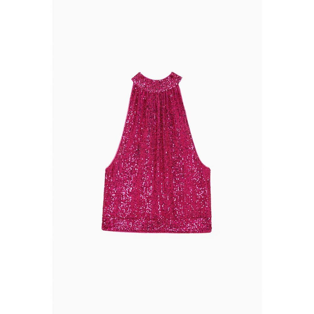 Red Polyester Tank Tops
