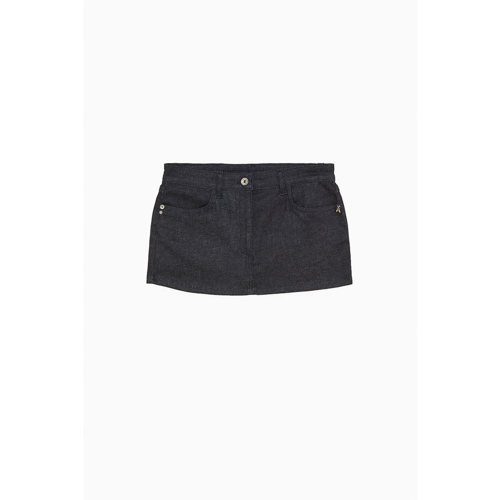 Navy Blue Denim Skirt