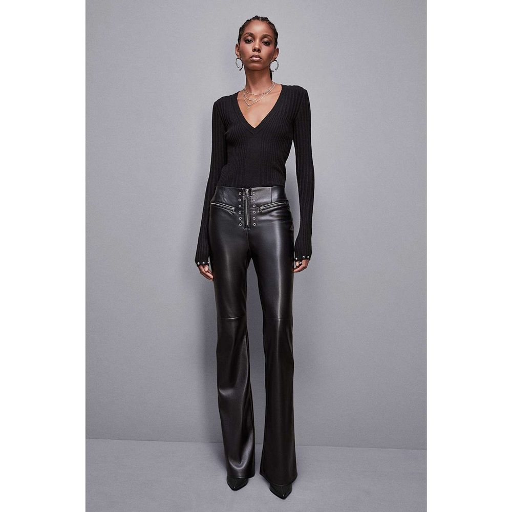 Black Leather Pants