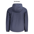Blue Nylon Men's Jacket