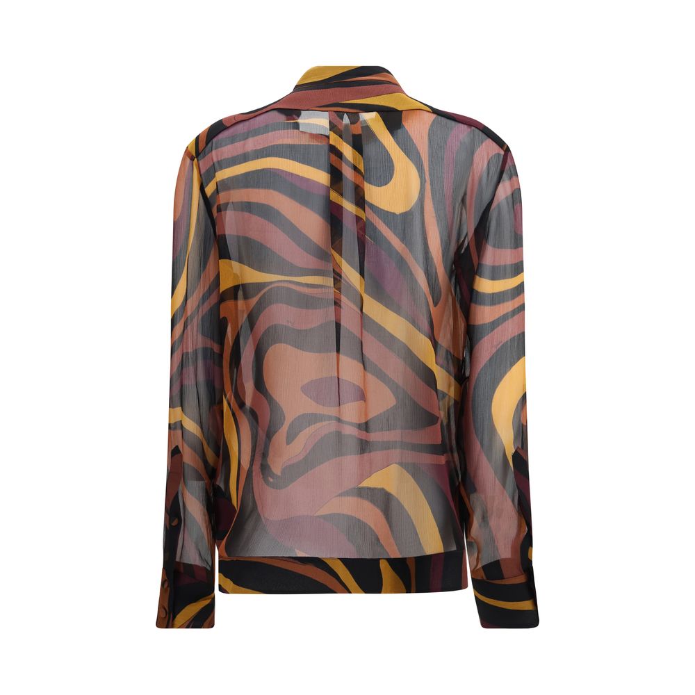 Multicolor Silk Blouse
