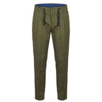 Green Cotton Men Pants