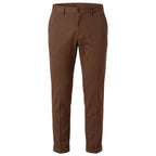 Brown Viscose Men Pants