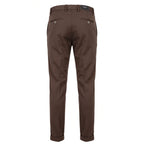 Brown Viscose Men Pants