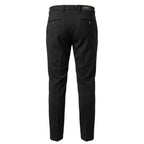 Black Viscose Men Pants