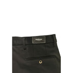 Black Viscose Men Pants