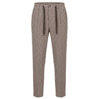 Brown Cotton Men Pant