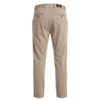 Beige Viscose Men Pants
