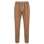Brown Cotton Men Pants