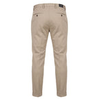 Beige Viscose Men Pant