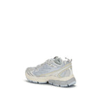Gray Fabric Athletic Sneakers