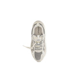 Beige Fabric Athletic Sneakers