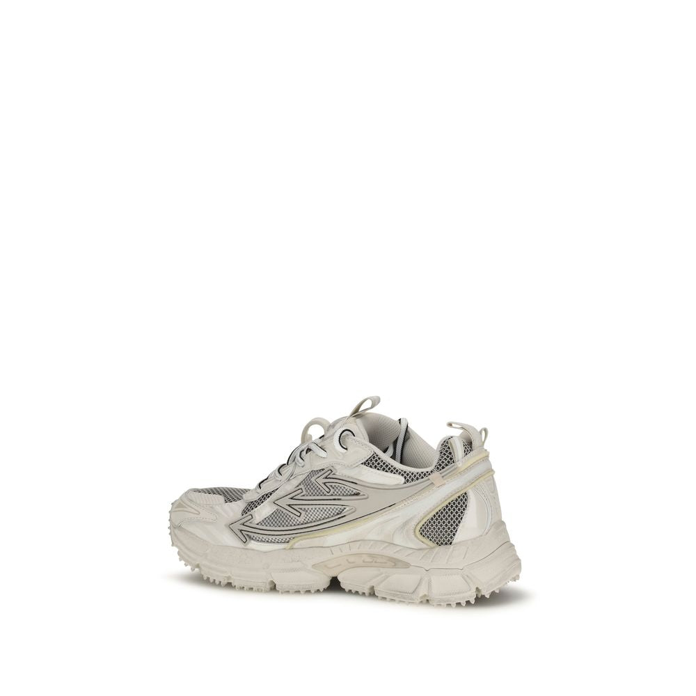 Beige Acetate Athletic Sneakers