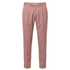 Pink Viscose Men Pant