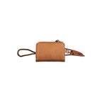 Brown Polyurethane Women's Wallet