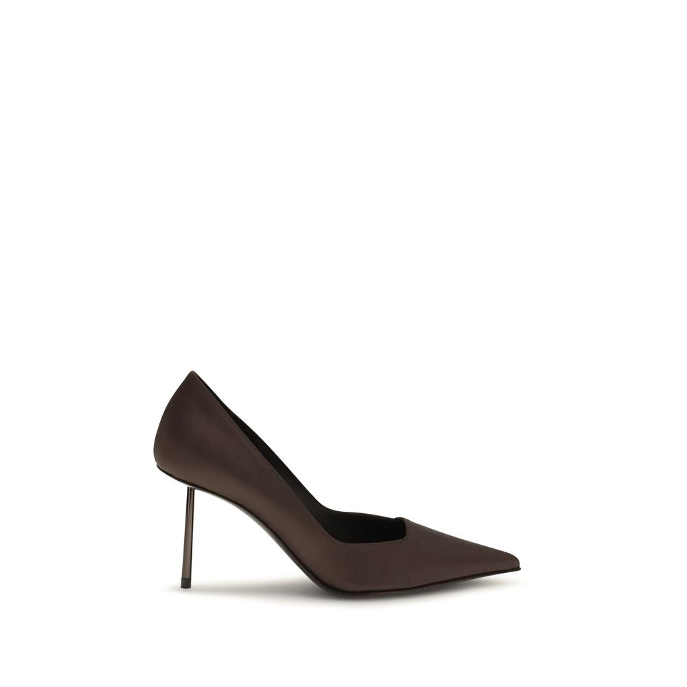 Brown Calf Leather Bos Taurus High Heel Pumps