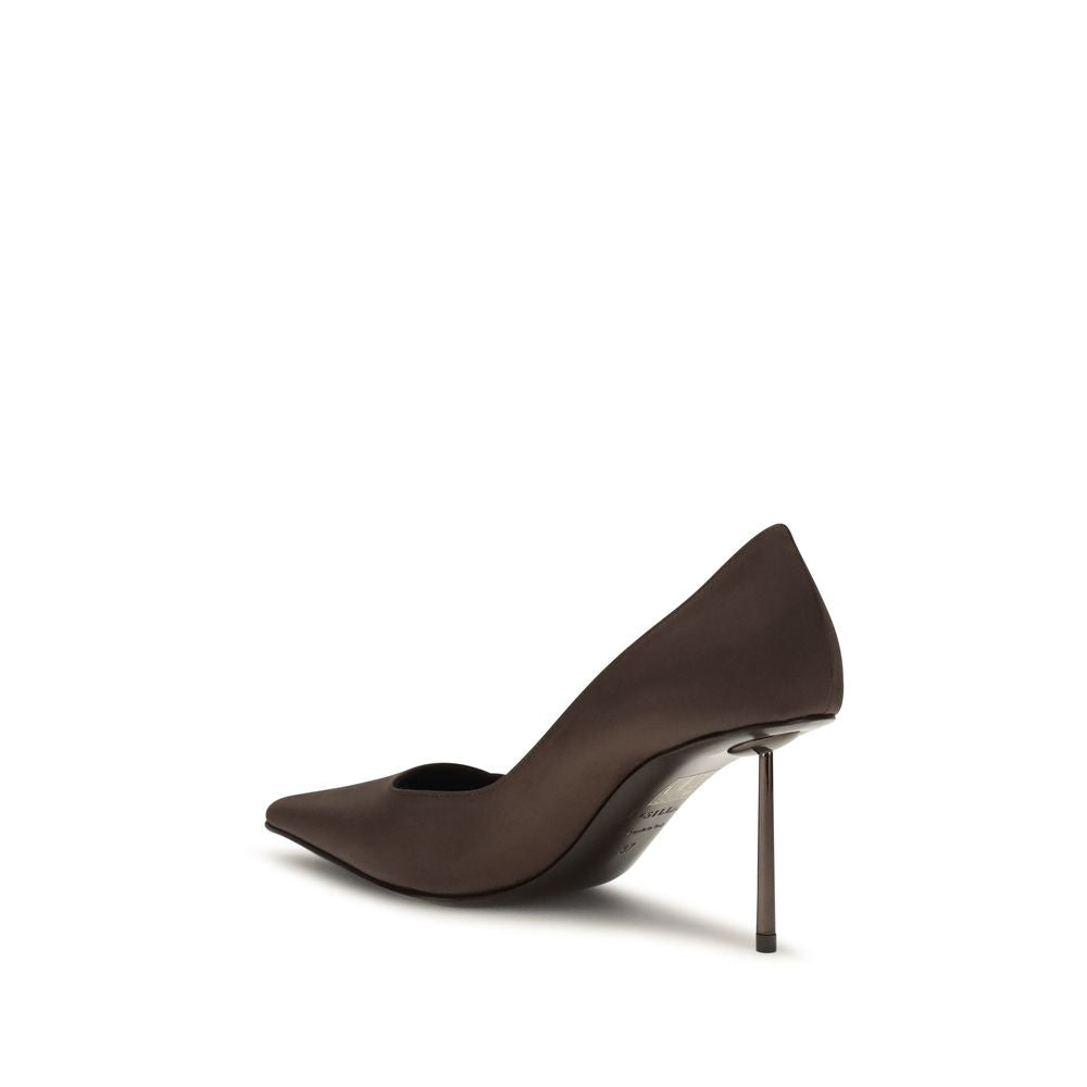 Brown Calf Leather Bos Taurus High Heel Pumps