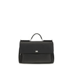 Black Calf Leather Bos Taurus Handbag