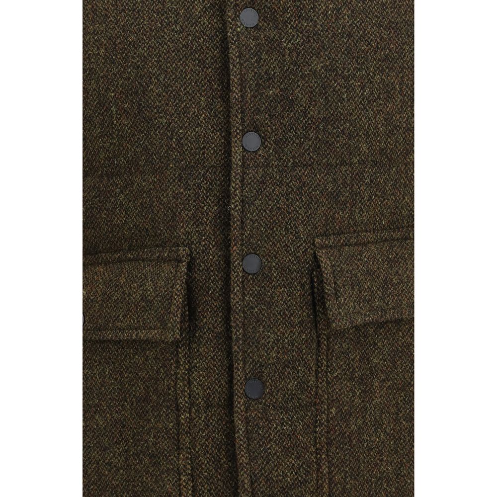 Bicolor Wool Oves Aries Sleeveless Jacket