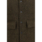 Bicolor Wool Oves Aries Sleeveless Jacket