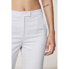 White Polyester Dress Pants