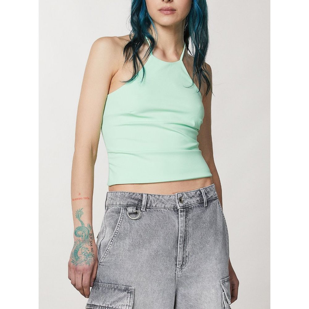 Green Polyamide T-Shirt