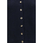 Blue Cashmere Cardigan