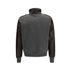 Gray Cashmere Bomber