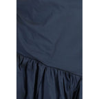 Blue Polyester Cocktail Dress
