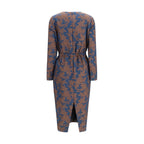 Multicolor Polyester Cocktail Dress