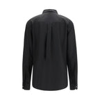 Black Cotton Dress Shirt
