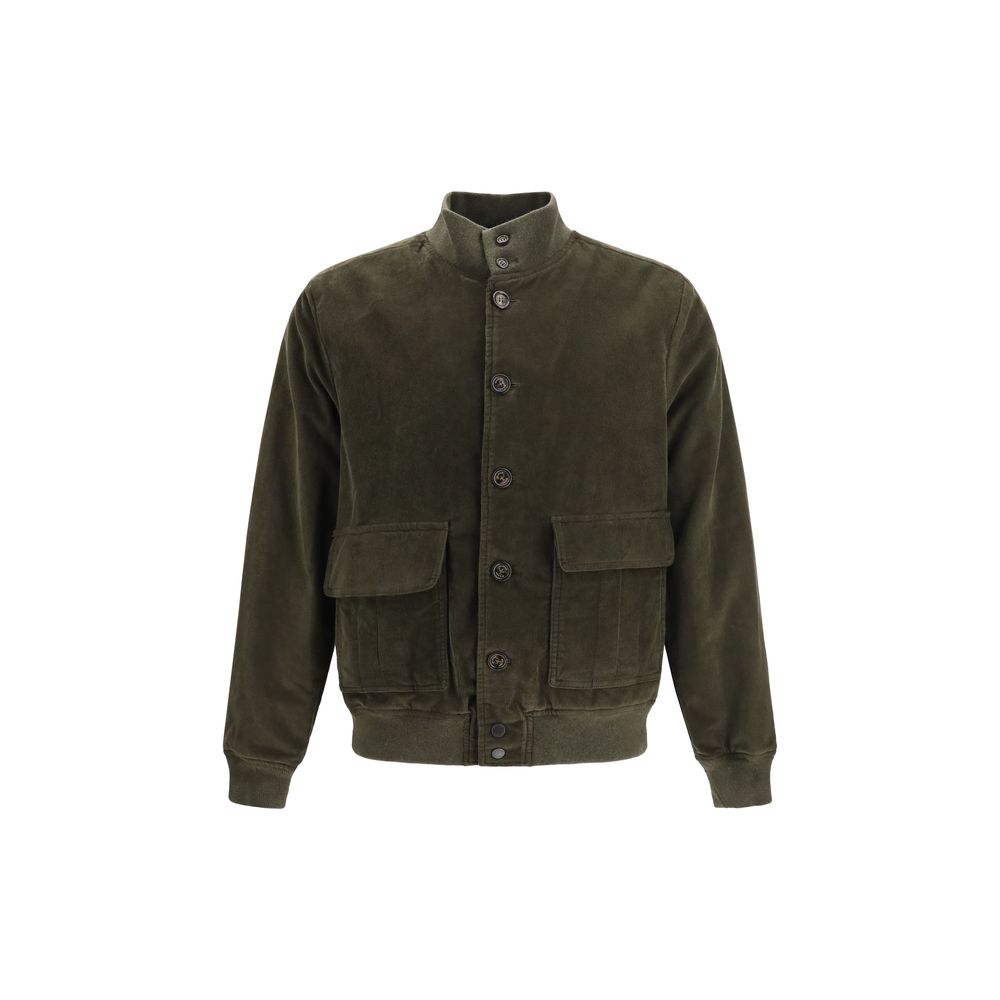 Bicolor Cotton Bomber