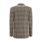 Brown Wool Oves Aries Blazer