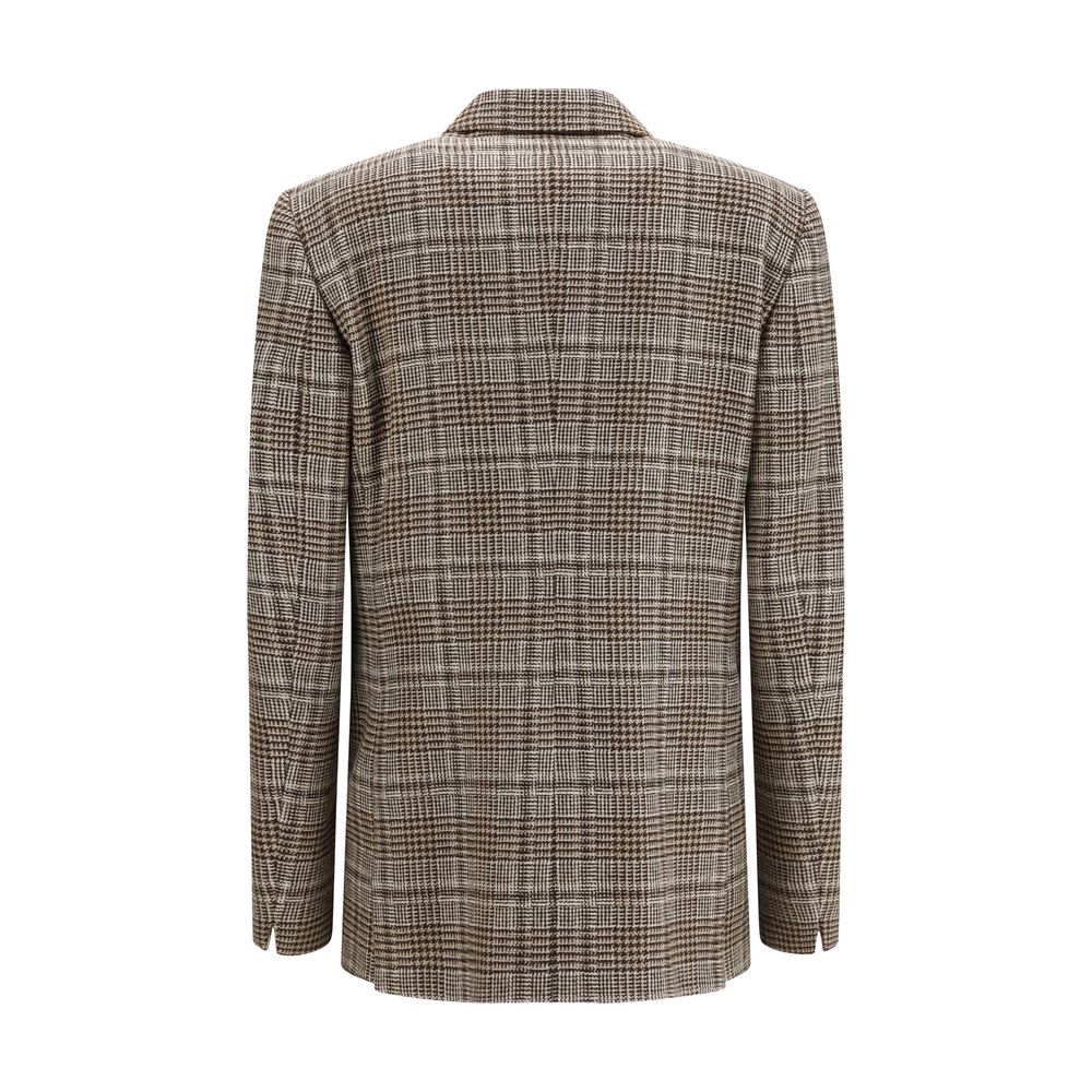 Brown Wool Oves Aries Blazer