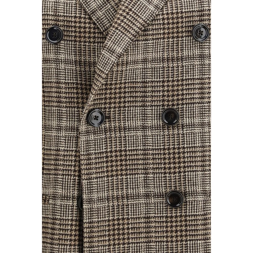 Brown Wool Oves Aries Blazer