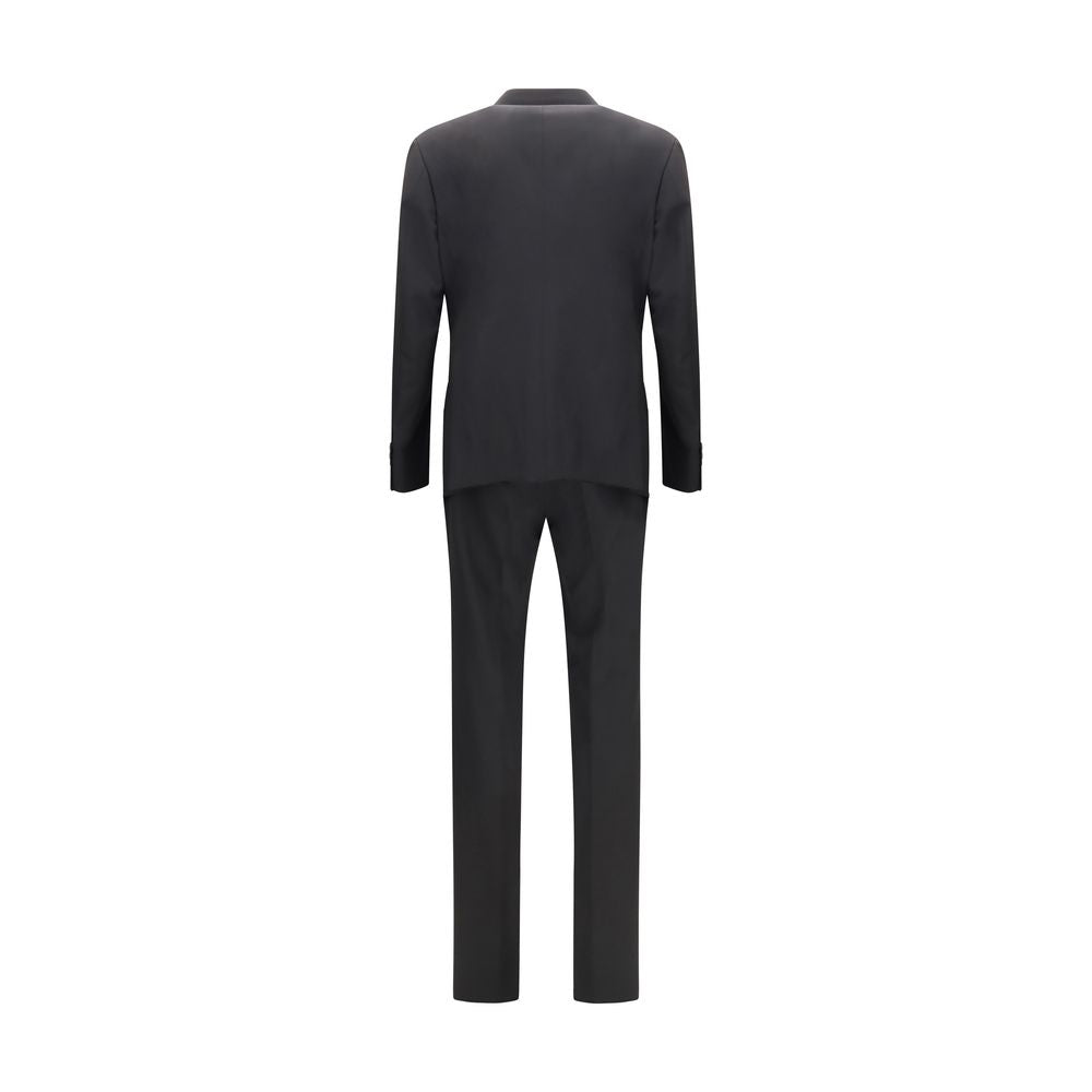 Black Wool Oves Aries Two-Piece Suit
