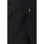 Black Wool Oves Aries Two-Piece Suit